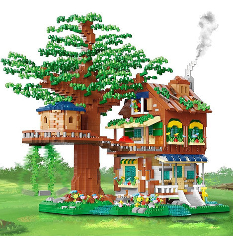 Hogokids Tree House Building Set - 4076 Pcs Friends Friendsh 0