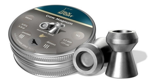 Balines Crow Magnum H&n 4.5mm X500 Balin Pesado Alto Impacto 0