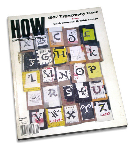 How. 1997 Typography Issue + Environmental Graphic Design 0