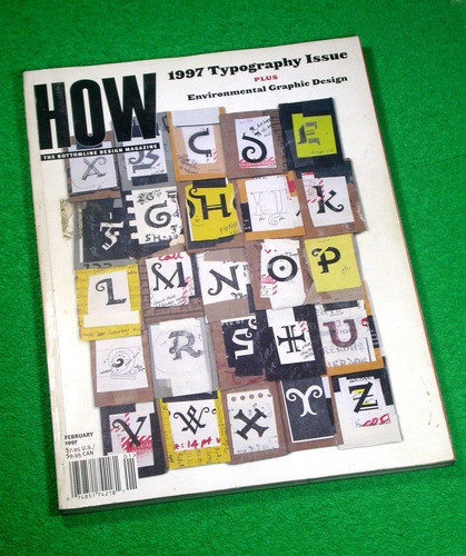 How. 1997 Typography Issue + Environmental Graphic Design 1