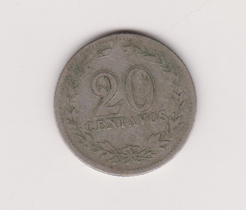 Moneda Argentina 20 Centavos Año 1910 Janson 61 Regular 1