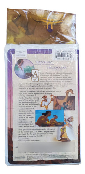 Vhs El Principe De Egipto Disney Original Sellada Inglés Ok 1