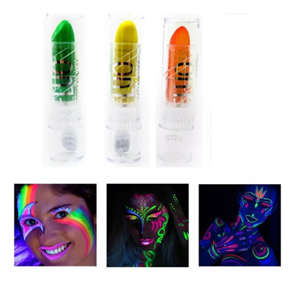 Maquillaje Artistico 7 Labiales Fluo Thelma & Louise 0