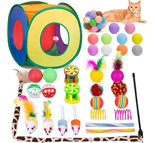 Retro Shaw Juego De Juguetes Para Gatos, 33 0