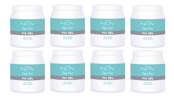 Gel Fijación Extra Fuerte Fix  Nov X 980gr Styling X 8 Uni 0