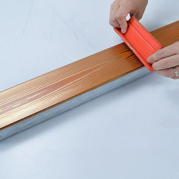 Pack X2 Veteadores De Goma Simil Madera 1