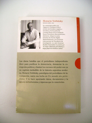 Un Mundo Sin Periodistas Verbitsky Menem Peronismo P12 Boedo 1