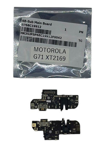 Placa Pin De Carga Motorola Moto G71 Xt2169 100% Original 0
