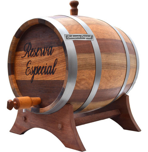 Barril Carote Pipa Madeira Cachaça Cumaru 10 Litros 0