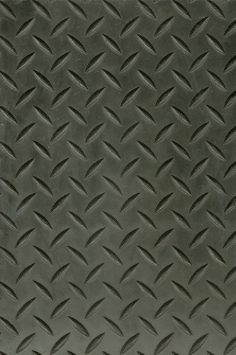 Piso De Goma Diamante Negro 3mm Ancho 1,50m 0