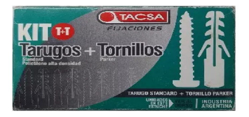 Kit Tarugos + Tornillos 10mm X 30u. Tacsa 0