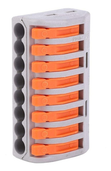 Bornera Terminal Conector 8 Pin Pct-218 Cableado Rapido 0