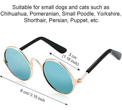 Frienda 6 Piezas Divertido Lindo Gato Pequeño Perro Gafas De 1
