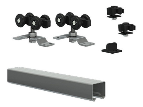 Kit Puerta Corrediza Mr Plus 2.0 3mts Hierro Pintado 0