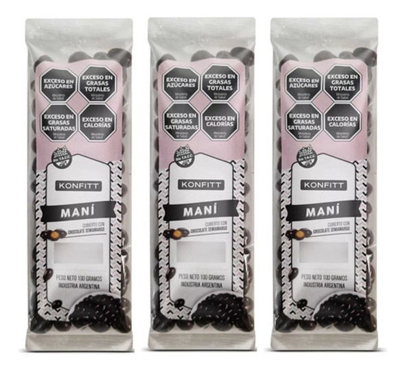 Mani Con Chocolate Semi Amargo Colonial Sin Tacc 100g X3 0 Mani Con Chocolate Semi Amargo Colonial Sin Tacc 100g X3 0