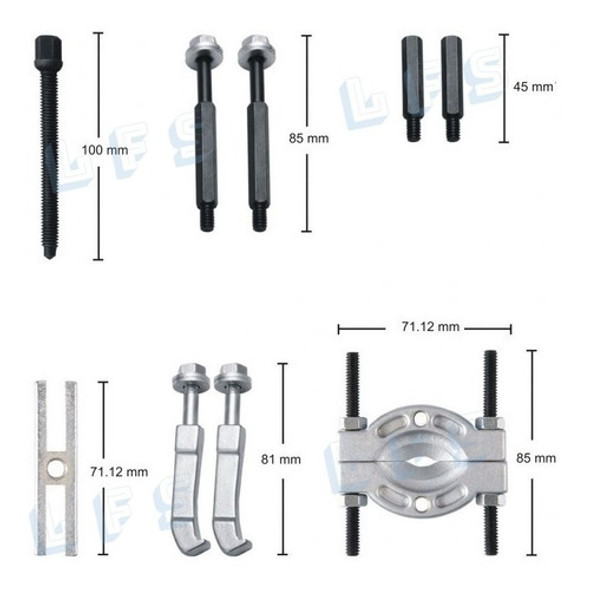 Kit Extractor De Rodamientos Cepo Juego 1