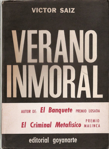 Verano Inmoral - Saiz - Goyanarte 0