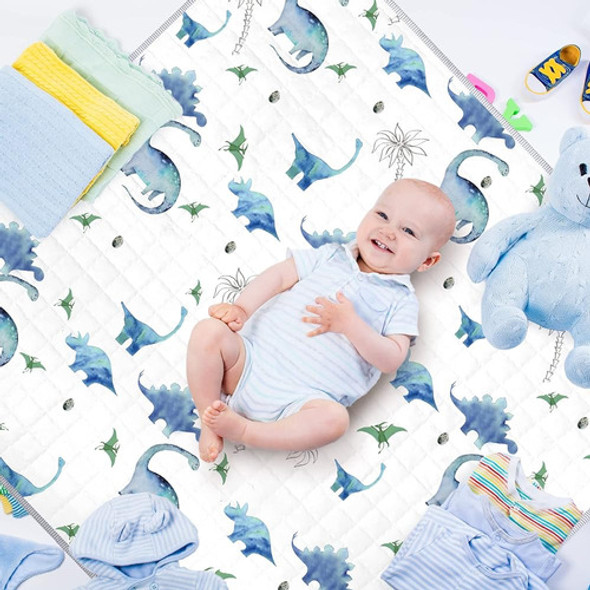 43x43'' Dinosaur Baby Play Mat Tapete De Juego De Piso Plega 1