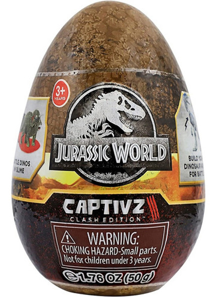 Huevo Sorpresa Jurassic World Captivz Juguete Niños Febo 0