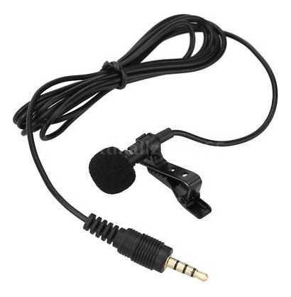 Mini Clip Solapa Lavalier Manos Libres 3.5mm Condensador Mic 1