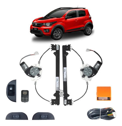 Alzacristales Auto Eléctricos Traseros Fiat Mobi Específicos 0