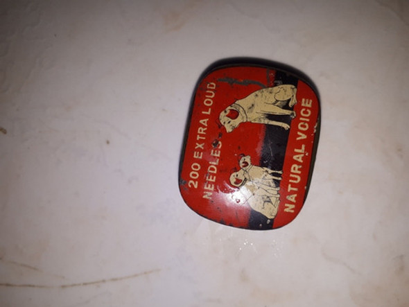 Lata  Antiga Com 10 Agulhas  Para Gramafone 1