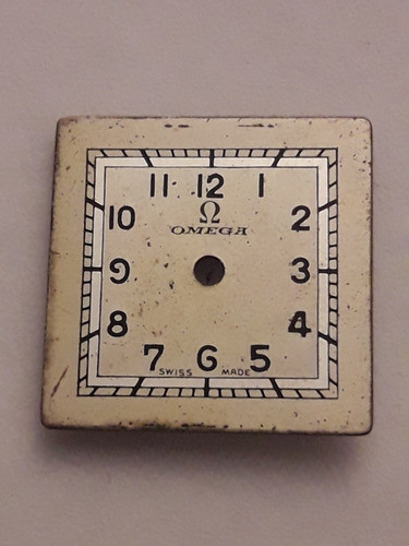 Omega Cuadrante Reloj Vintage 17mm. 1