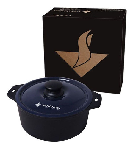 Panela De Ferro Fundido Com Tampa Azul 18 Cm Pfv180taz 1