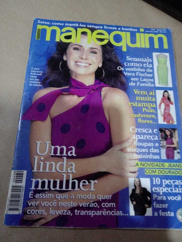 Revista Manequim 489 2000 / Giovanna Antonelli / Mulher Lind 0