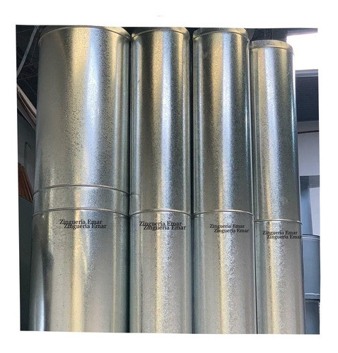 Caño Conducto Chapa Galvanizada 60 Cm 24 Pulgadas Zingueria 1