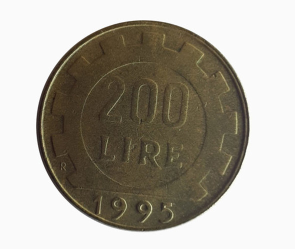 Moneda Italiana 1995 200 Liras 1 Moneda Italiana 1995 200 Liras 1