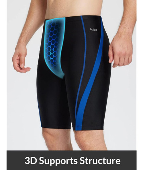 Baleaf Hombres Swim Jammer Athletic Swimming Swimsuit Compet 1