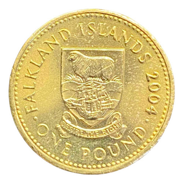 Malvinas - 1 Pound - Año 2004 - Km #136 - Escudo 0