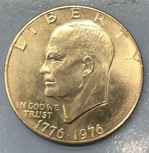 Moneda 1 Dolar Estados Unidos Año 1976 Bicentenario Aguila 1
