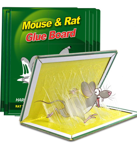 Trampa Rata Ratones Ulra Adhesivo Sin Veneno Mouse .x12 Un. 0