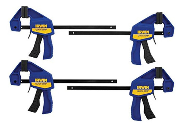 Abrazaderas Irwin Quick-grip, Una Mano, Mini Barra, 6 Pulgad 0