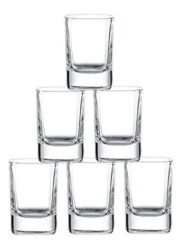 Joyjolt 6pack Heavy Base Shot Glass Set 2ounce Vasos De Medi 1