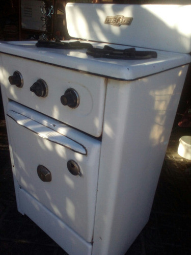 Antigua Cocina Esmaltada Delne A Gas Vintage Deco Coleccion 1