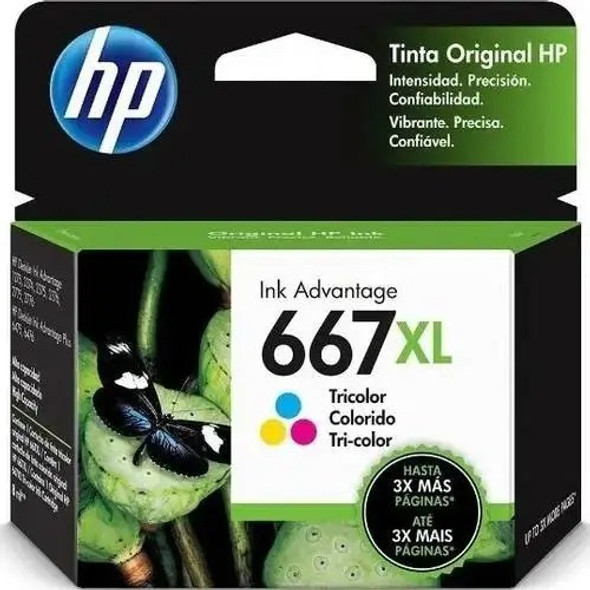 Cartucho 667 Xl Color Original Impresora Hp Deskjet 2775 0