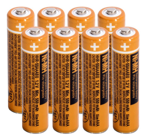 Ni-mh - Batera Recargable Aaa De 1.2 V, 550 Mah, Paquete De 0