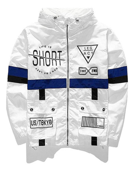 Aitfineism Mens Fashion Lightweight Hoodie Zipup Letter Wind 0