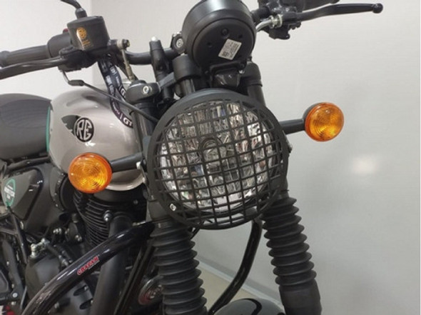 Protetor De Farol Lente Grade Gradeado P/ Hunter 350 1 Protetor De Farol Lente Grade Gradeado P/ Hunter 350 1