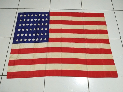 Antiga Bandeira Americana Segunda Guerra 48 Estrelas Ww2 0