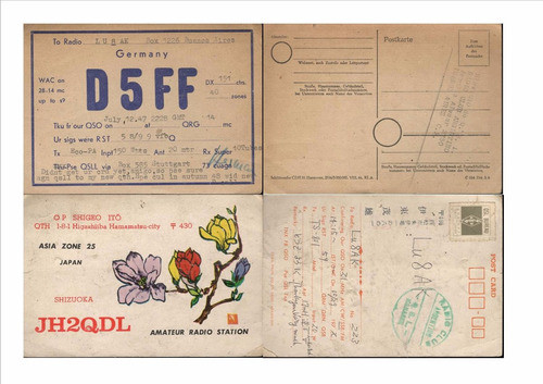 Diez Tarjetas Qsl - Usuario Lu8ak (años 1946/7/8/9 Y 1972) 0