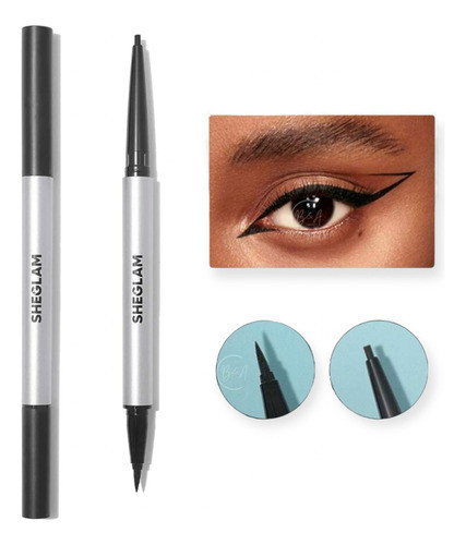 Sheglam Delineador Online Dual Lápis E Caneta Delineadora 0