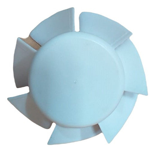 Turbina Plastica Para Extractor 9 Cm Diametro - Eje 4 Mm 0