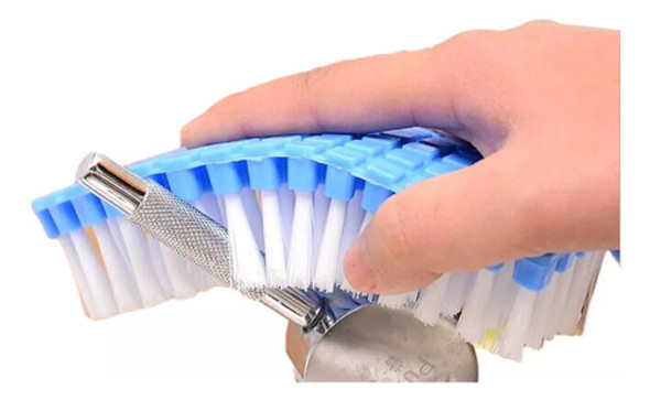 Cepillo Flexible De Limpieza Multiuso Cerdas Fuertes Útil 0