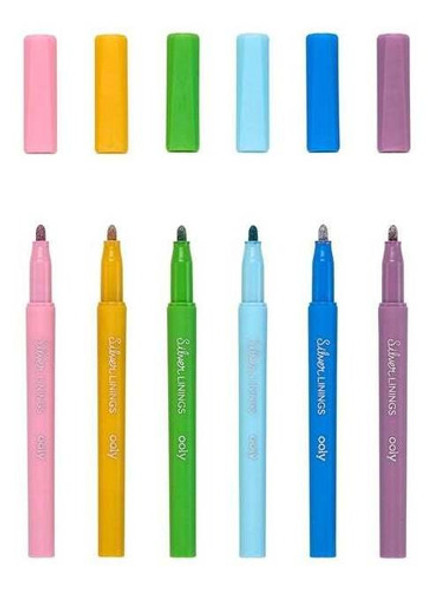 Set 6 Marcadores Contorno - Ooly - Mosca 1