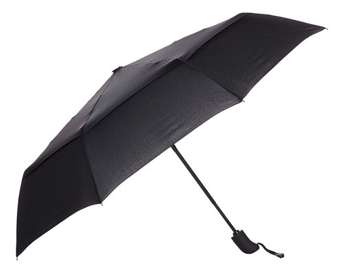 Paraguas Corto Automático Diámetro 98cm  Basics Negro 0