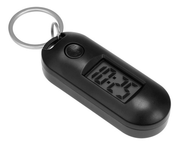 Reloj De Bolsillo Digital Con Anillo Para Llaves, Tamaño Peq 1